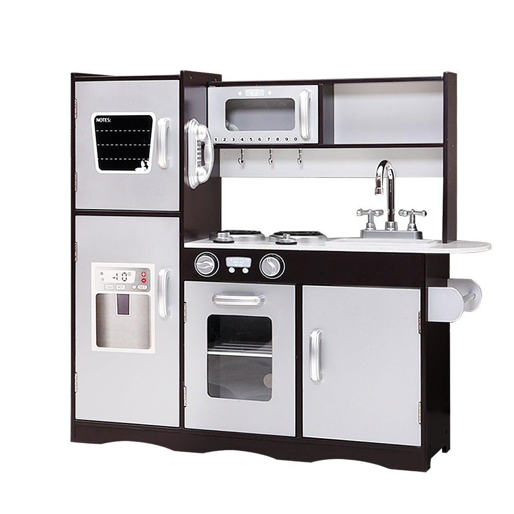 Pretend Play: Keezi Kids Kitchen Play Set Wooden Pretend Toys Cooking Children Stove Fridge