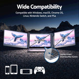 Computer Monitors & Accessories: Devanti Triple Portable Monitor Laptop Screen Extender 15.6" Dual Display FHD IPS