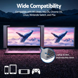 Computer Monitors & Accessories: Devanti Portable Monitor Laptop Screen Extender Dual Display 1080P IPS USB C