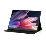Computer Monitors & Accessories: Devanti Portable Monitor Laptop Extender USB C Travel Display 16 Inch Black