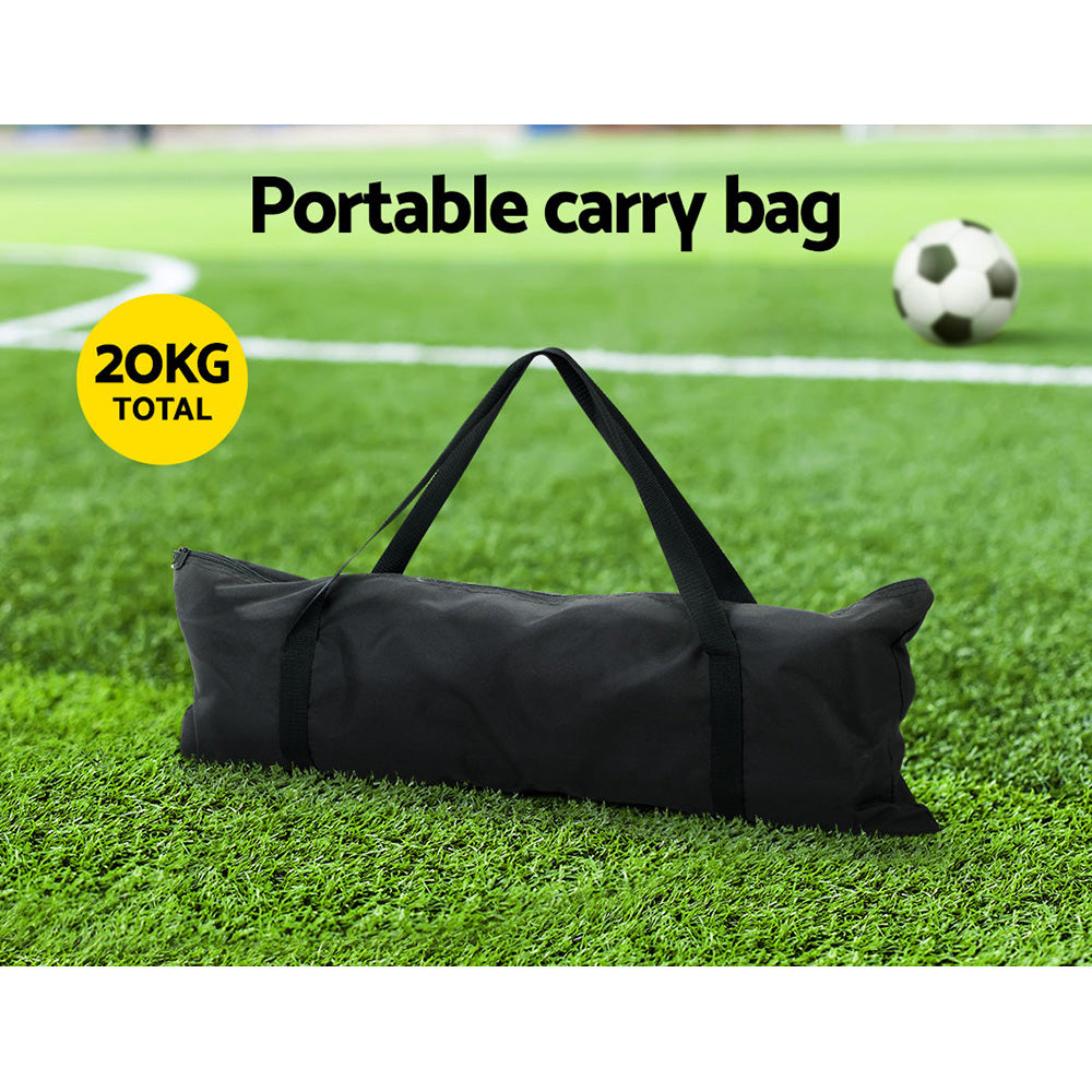 Soccer & Soccer Accessories: Everfit Soccer Net Baseball Pitching Football Goal Training Aid 9 Target Zone