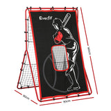 Basketball & Basketball Accessories: Everfit Baseball Net Rebound Pitching Kit Target Hitter 2 in 1 Training Aid