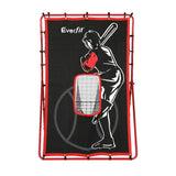 Basketball & Basketball Accessories: Everfit Baseball Net Rebound Pitching Kit Target Hitter 2 in 1 Training Aid