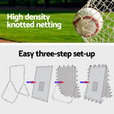 Basketball & Basketball Accessories: Everfit Baseball Net Rebound Pitching Kit Target Hitter 2 in 1 Training Aid