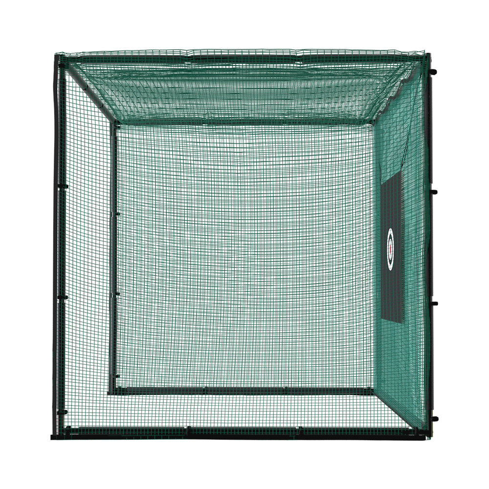 Golf Training Aids: Everfit 3m Golf Practice Net Hitting Cage with Steel Frame Baseball Training