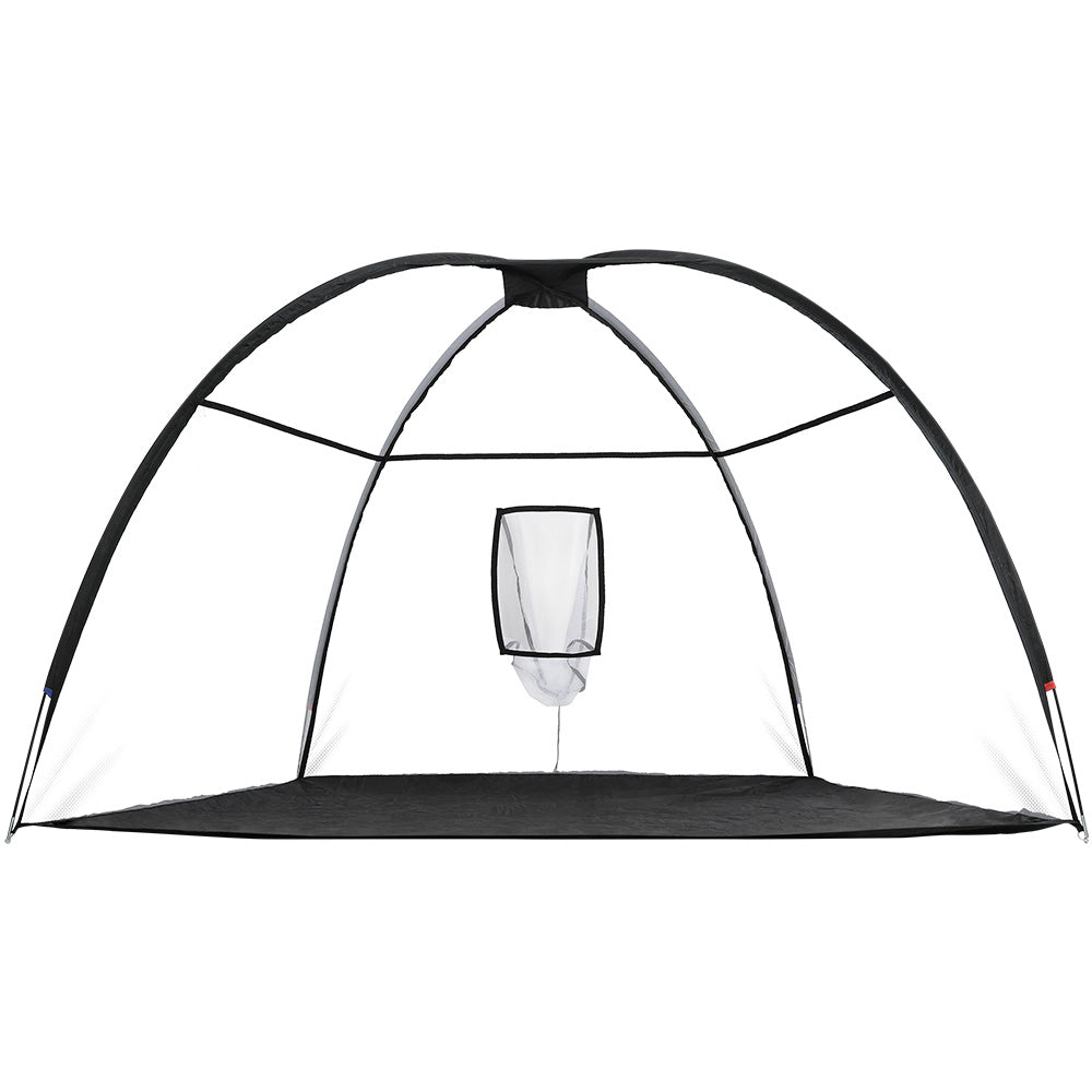 Golf Training Aids: Everfit 3.5m Golf Practice Net Portable Training Aid Driving Target Tent Black
