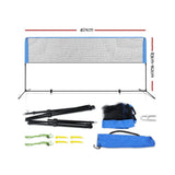 Basketball & Basketball Accessories: Everfit 4m Badminton Tennis Net Portable Volleyball Kit Adjustable Height