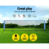 Basketball & Basketball Accessories: Everfit 4m Badminton Tennis Net Portable Volleyball Kit Adjustable Height