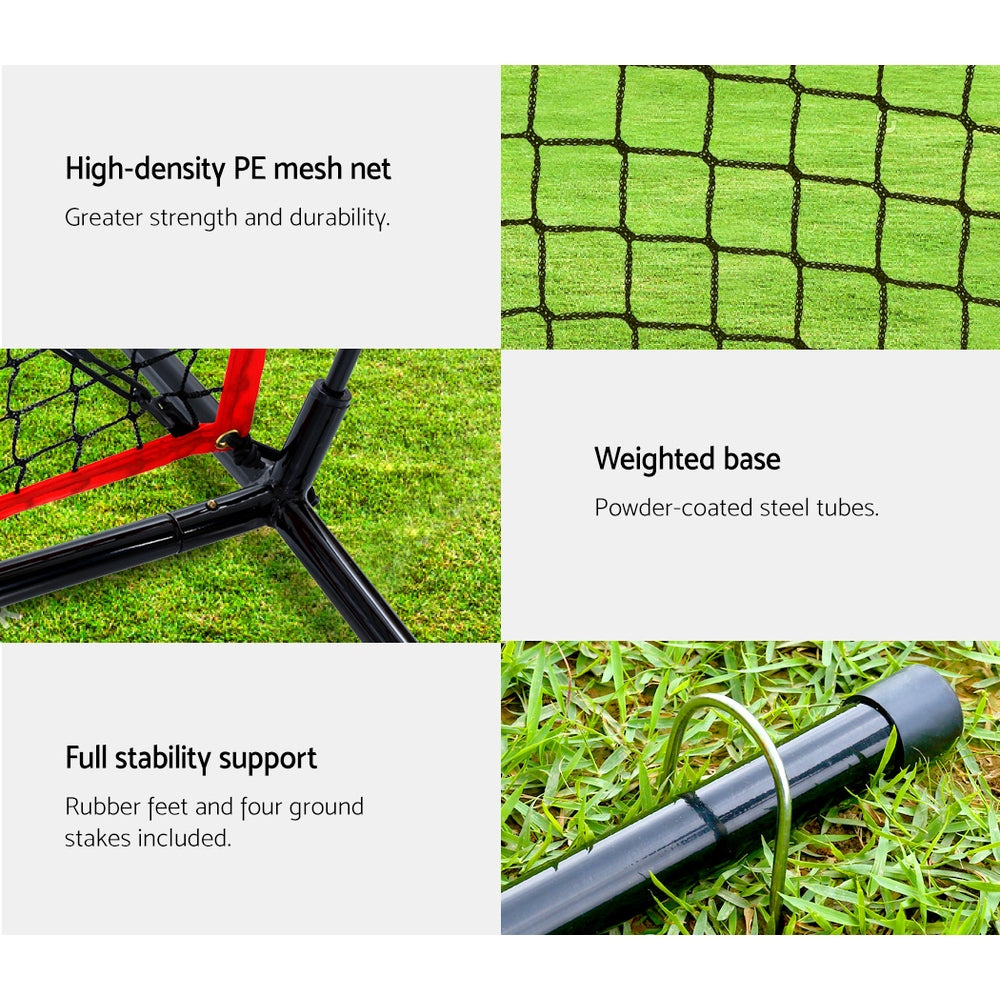 Basketball & Basketball Accessories: Everfit 7ft Baseball Net Pitching Kit with Stand Softball Training Aid Sports