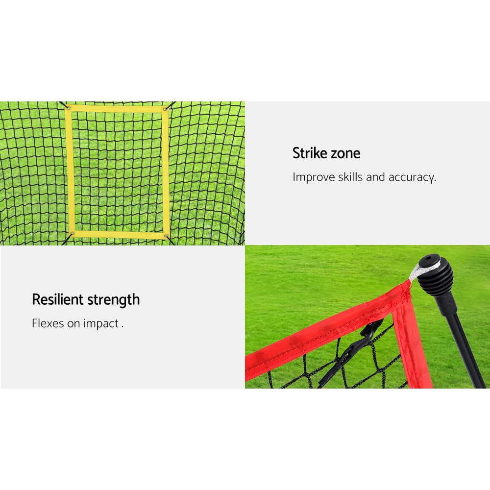 Basketball & Basketball Accessories: Everfit 7ft Baseball Net Pitching Kit with Stand Softball Training Aid Sports
