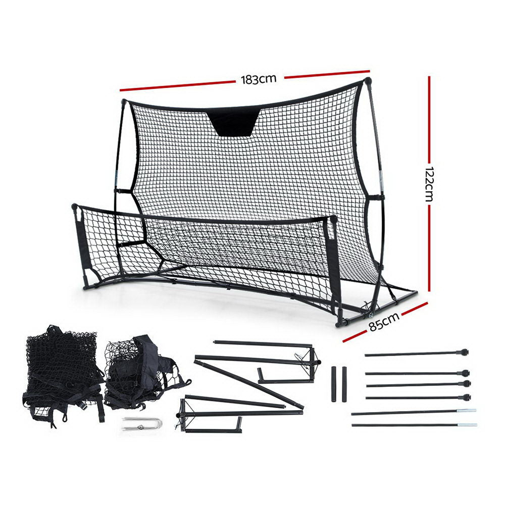 Soccer & Soccer Accessories: Everfit 1.8m Football Soccer Net Portable Goal Net Rebounder Sports Training