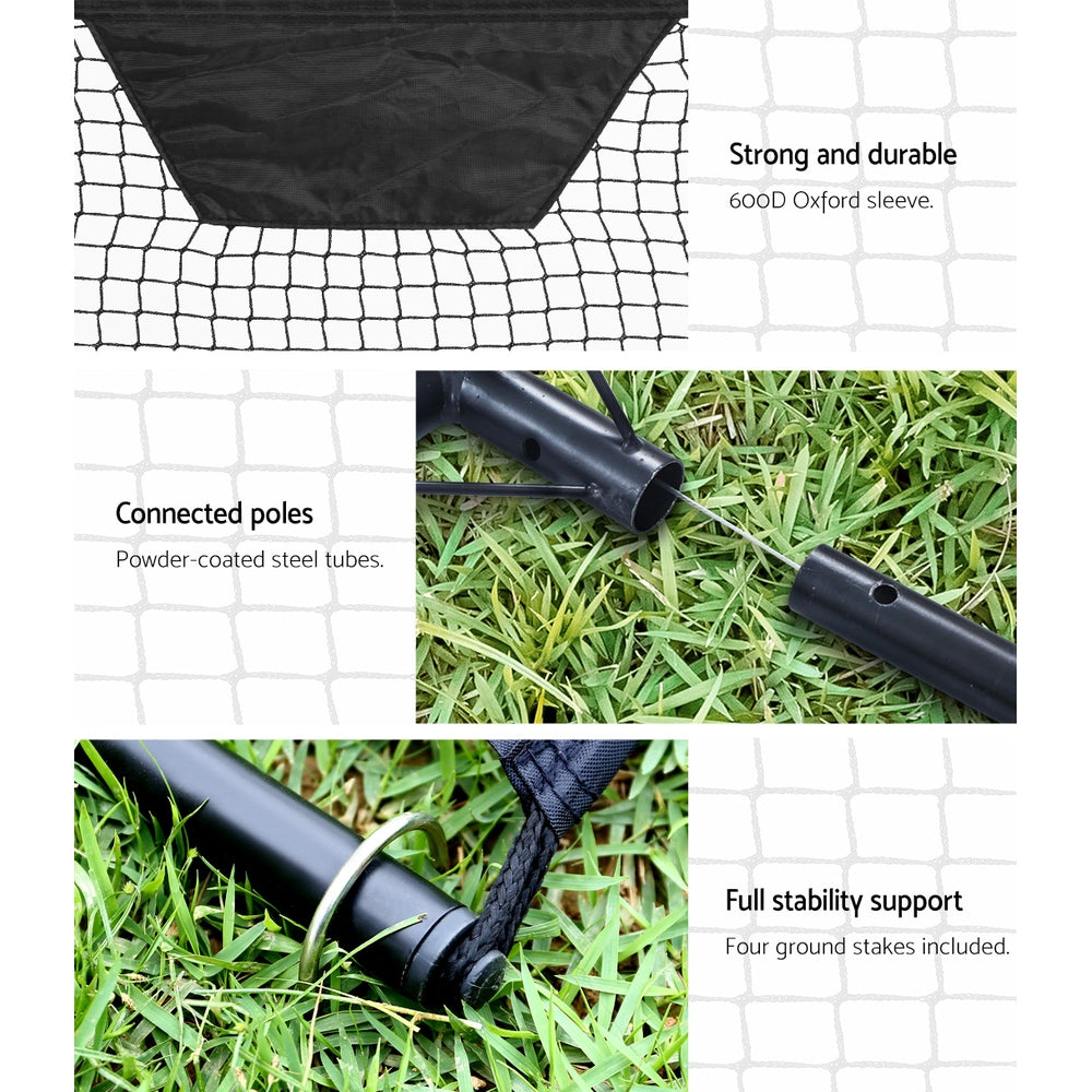 Soccer & Soccer Accessories: Everfit 1.8m Football Soccer Net Portable Goal Net Rebounder Sports Training