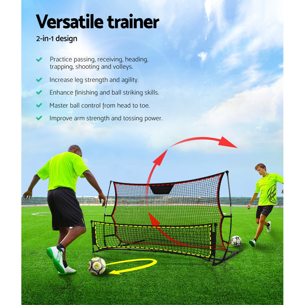 Soccer & Soccer Accessories: Everfit 2.1m Football Soccer Net Portable Goal Net Rebounder Sports Training