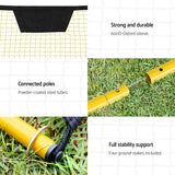 Soccer & Soccer Accessories: Everfit 2.1m Football Soccer Net Portable Goal Net Rebounder Sports Training Yellow