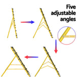Soccer & Soccer Accessories: Everfit Baseball Soccer Net Rebounder Football Goal Net Sports Training Aid Yellow