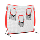 Soccer & Soccer Accessories: Everfit 1.8m Football Soccer Net Portable Goal Net Training 3 Target Zone