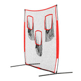 Soccer & Soccer Accessories: Everfit 1.8m Football Soccer Net Portable Goal Net Training 3 Target Zone