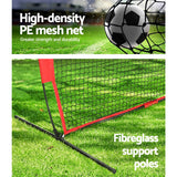 Soccer & Soccer Accessories: Everfit 1.8m Football Soccer Net Portable Goal Net Training 3 Target Zone