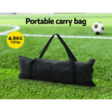 Soccer & Soccer Accessories: Everfit 1.8m Football Soccer Net Portable Goal Net Training 3 Target Zone