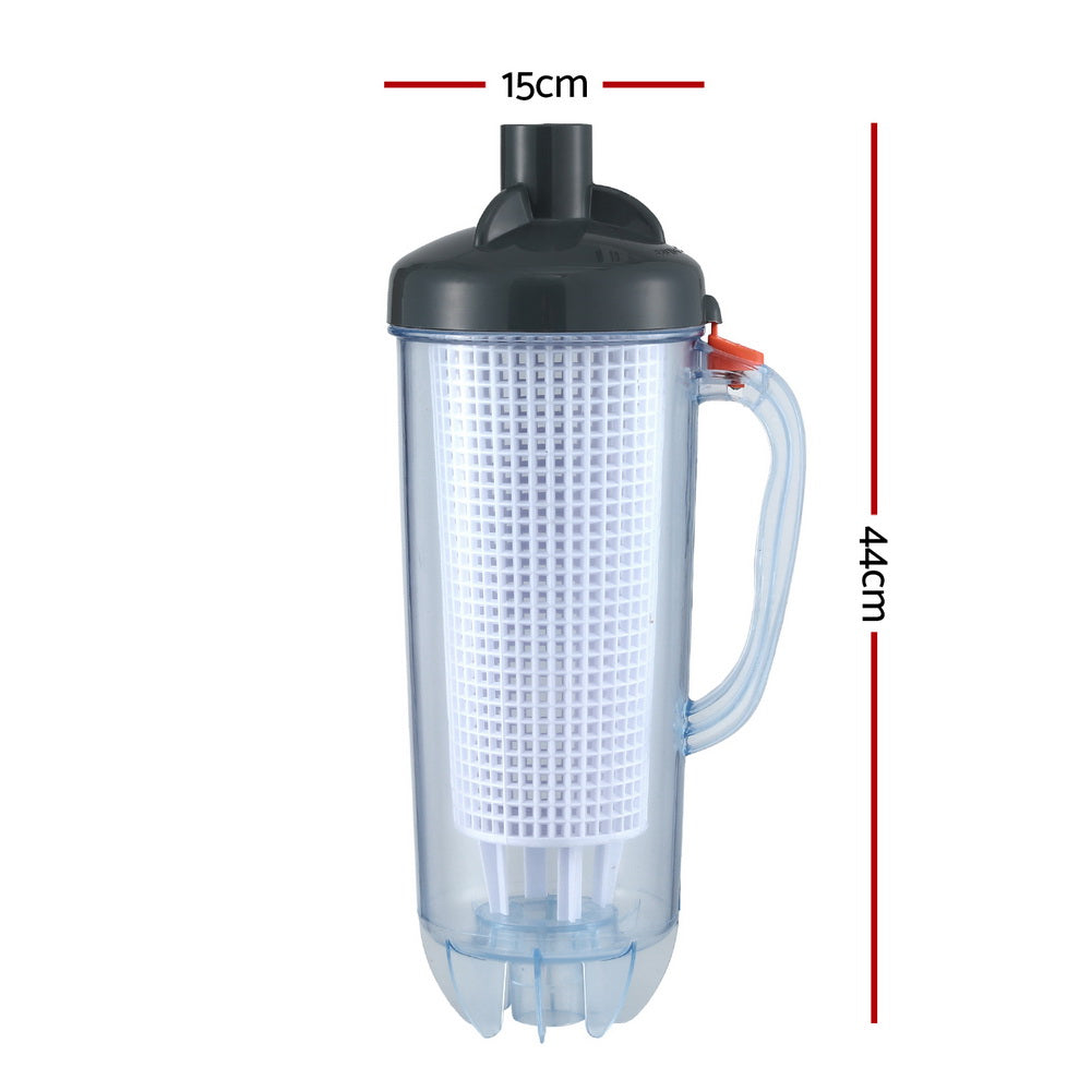 Pool Covers & Accessories: Aqua Buddy Pool Leaf Canister Cleaner Suction Catcher In-ground Swimming Pools