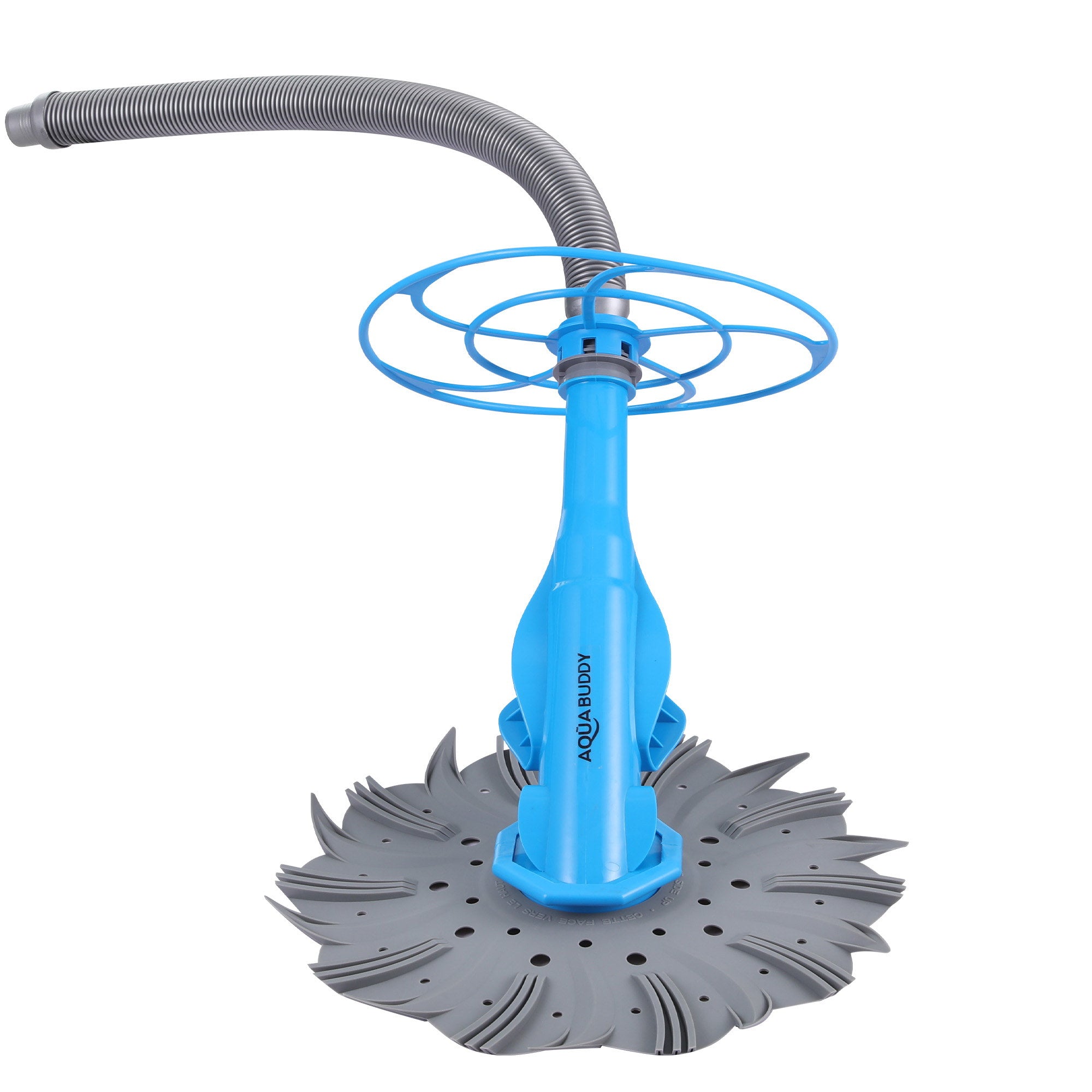 Pool Sweeps & Vacuums: Aqua Buddy Vacuum Pool Cleaner Automatic Swimming Pool Floor Climb Wall Grey