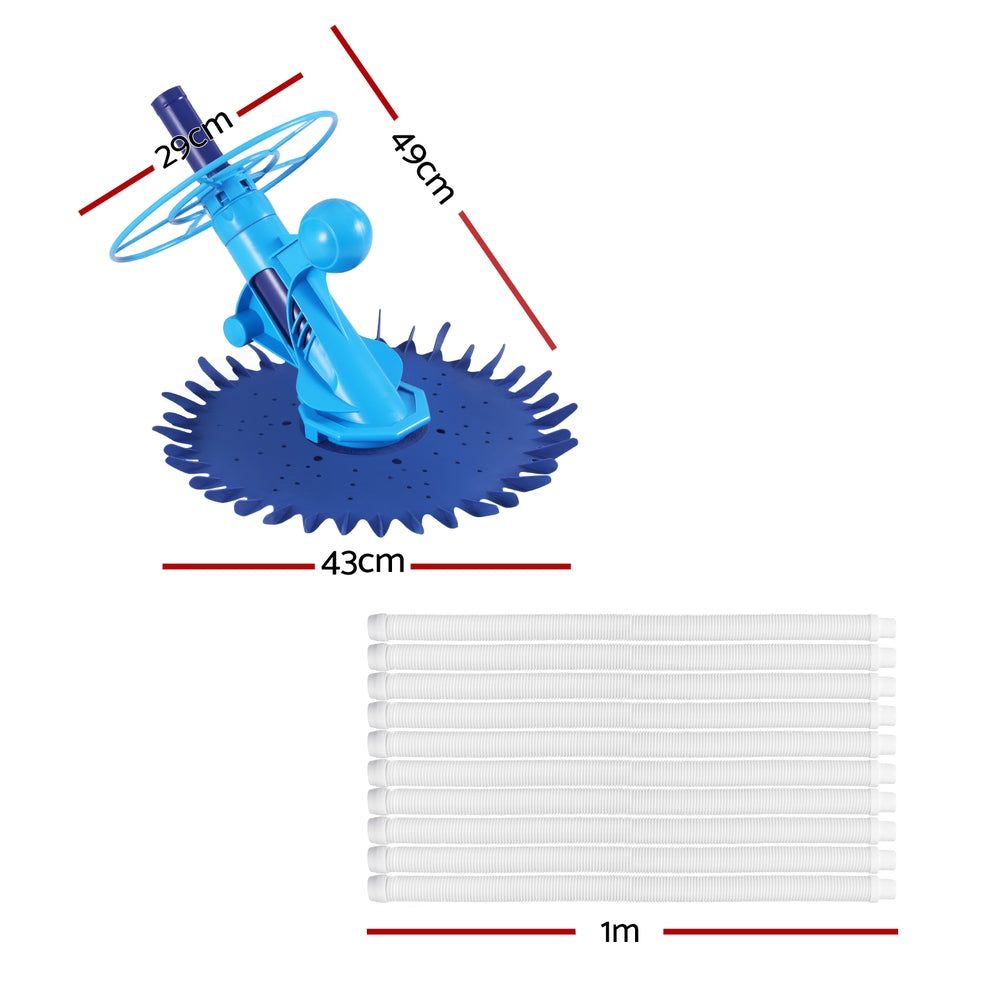 Pool Sweeps & Vacuums: Aqua Buddy Pool Cleaner Automatic Vacuum Swimming Pool Floor Climb Wall 10M