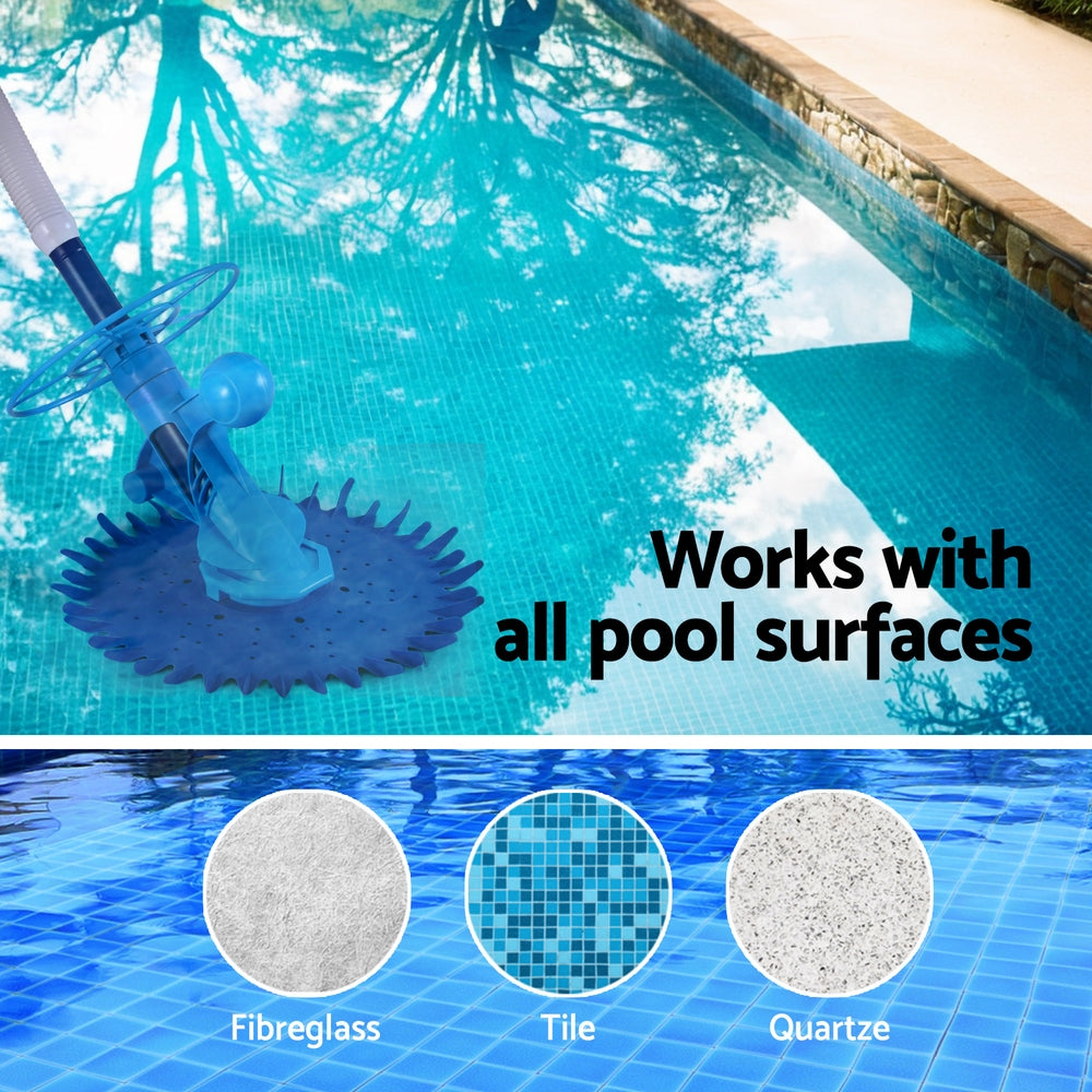Pool Sweeps & Vacuums: Aqua Buddy Pool Cleaner Automatic Vacuum Swimming Pool Floor Climb Wall 10M