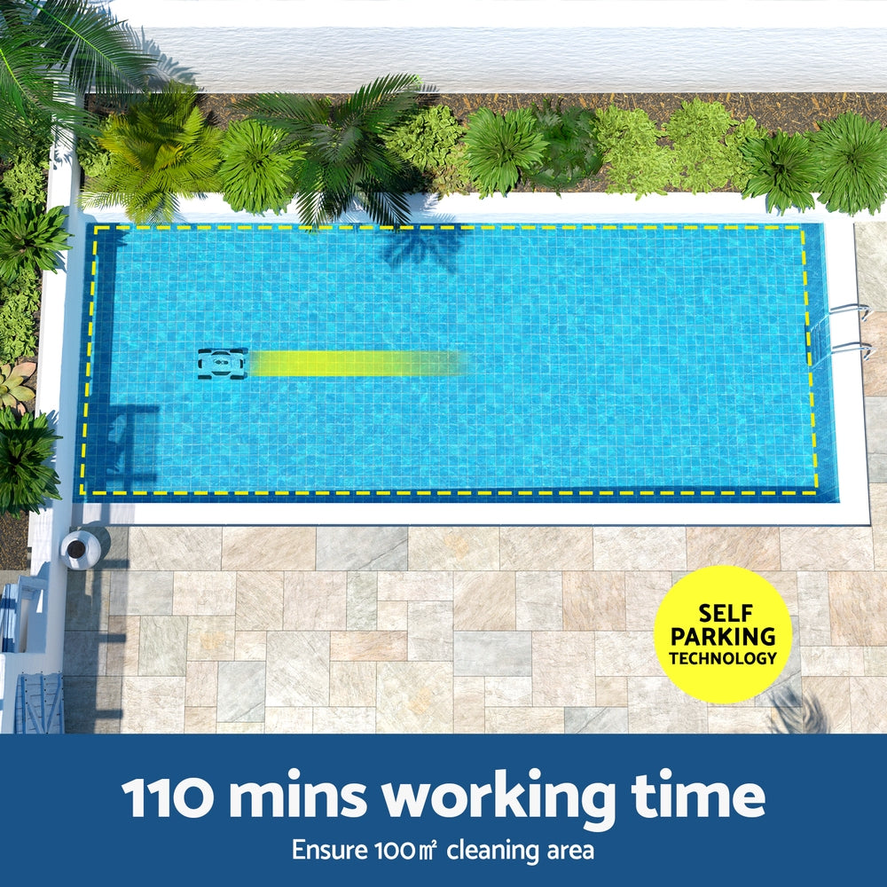 Pool Sweeps & Vacuums: Aqua Buddy Robotic Pool Cleaner Automatic Floor Vacuum Robot Swimming Cordless
