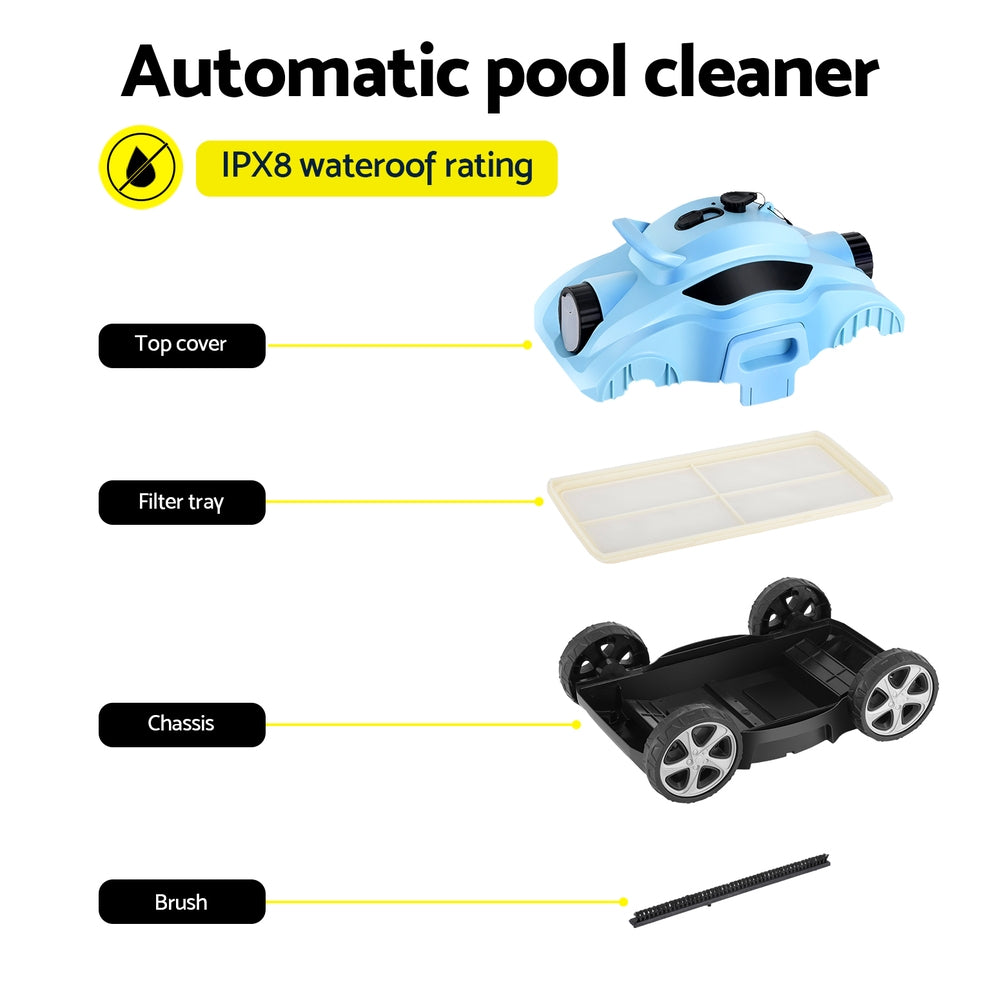 Pool Sweeps & Vacuums: Aqua Buddy Robotic Pool Cleaner Automatic Floor Vacuum Robot Swimming Cordless