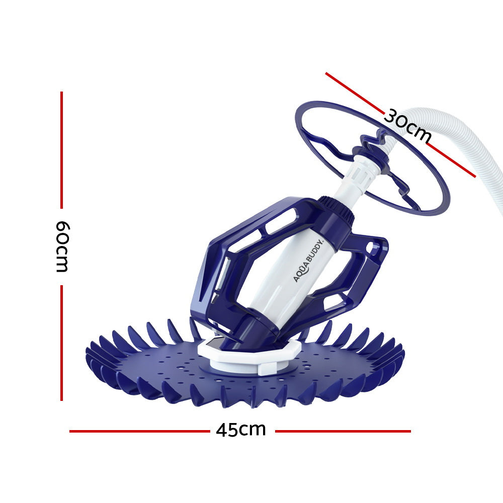 Pool Sweeps & Vacuums: Aqua Buddy Pool Cleaner Automatic Vacuum Floor Climb Suction Swimming Hose 10M