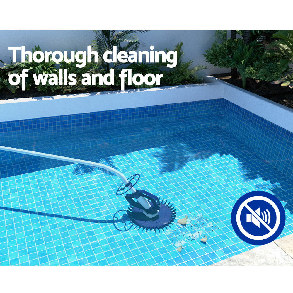 Pool Sweeps & Vacuums: Aqua Buddy Pool Cleaner Automatic Vacuum Floor Climb Suction Swimming Hose 10M