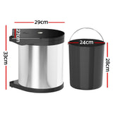 Pull Out Bins: Cefito Pull Out Bin Swing Out Bins 12L