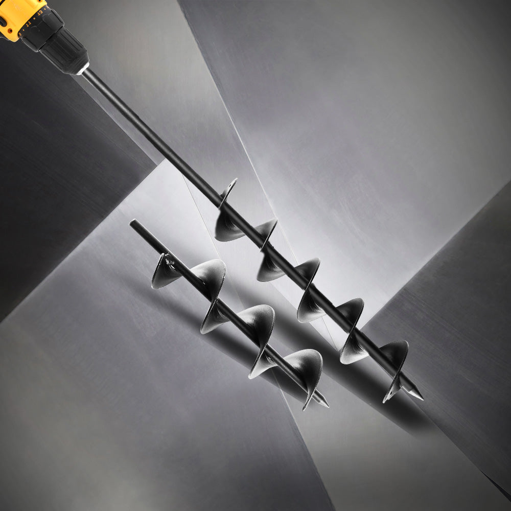 Outdoor Power Equipment: Giantz Power Garden Spiral Auger Hole Digger Earth Drill Bit Φ75x300 & 600mm