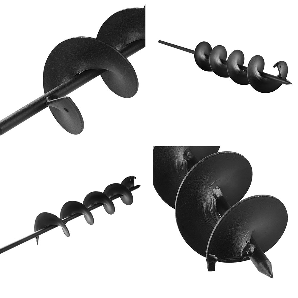 Outdoor Power Equipment: GIANTZ Power Garden Auger Small Earth Planter 75 X 600MM Black