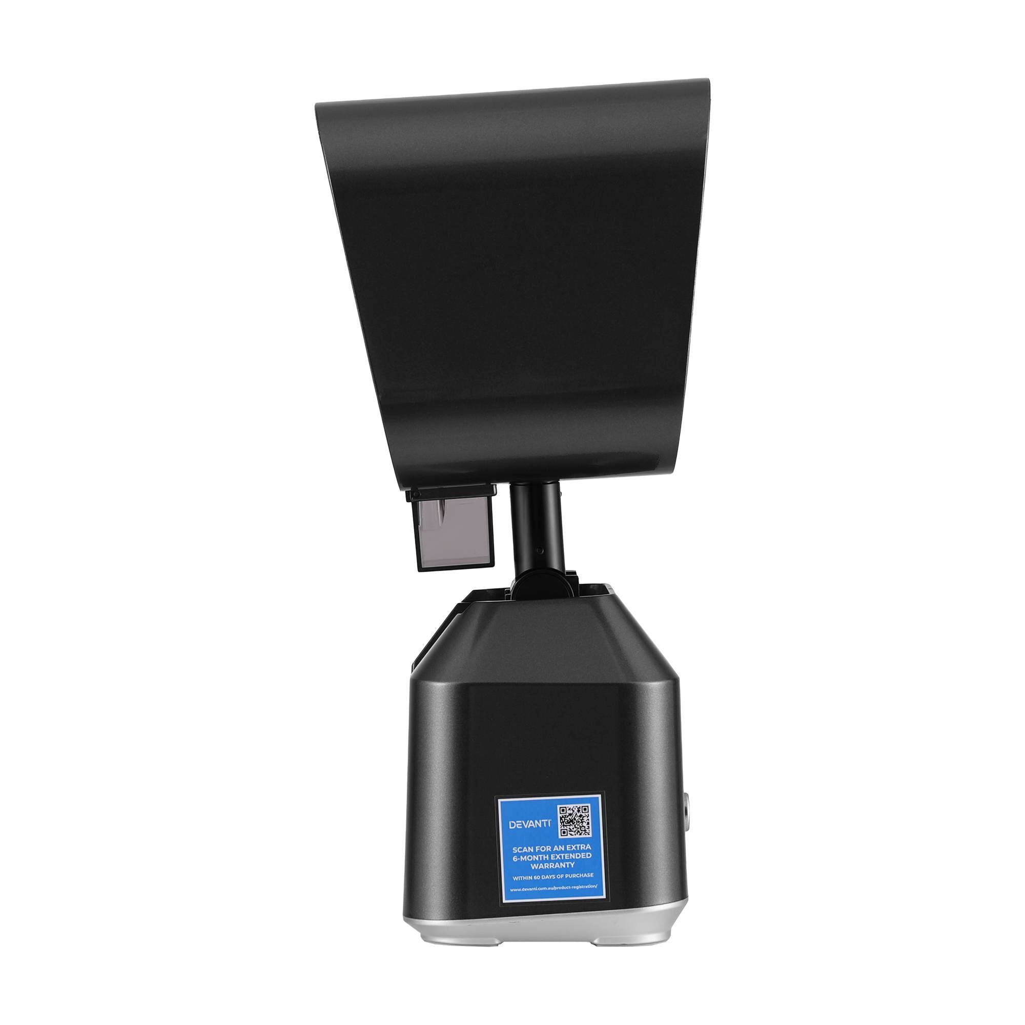 Devanti Portable Range Hood Desktop Exhaust Fan Adjustable Dual Filters Black