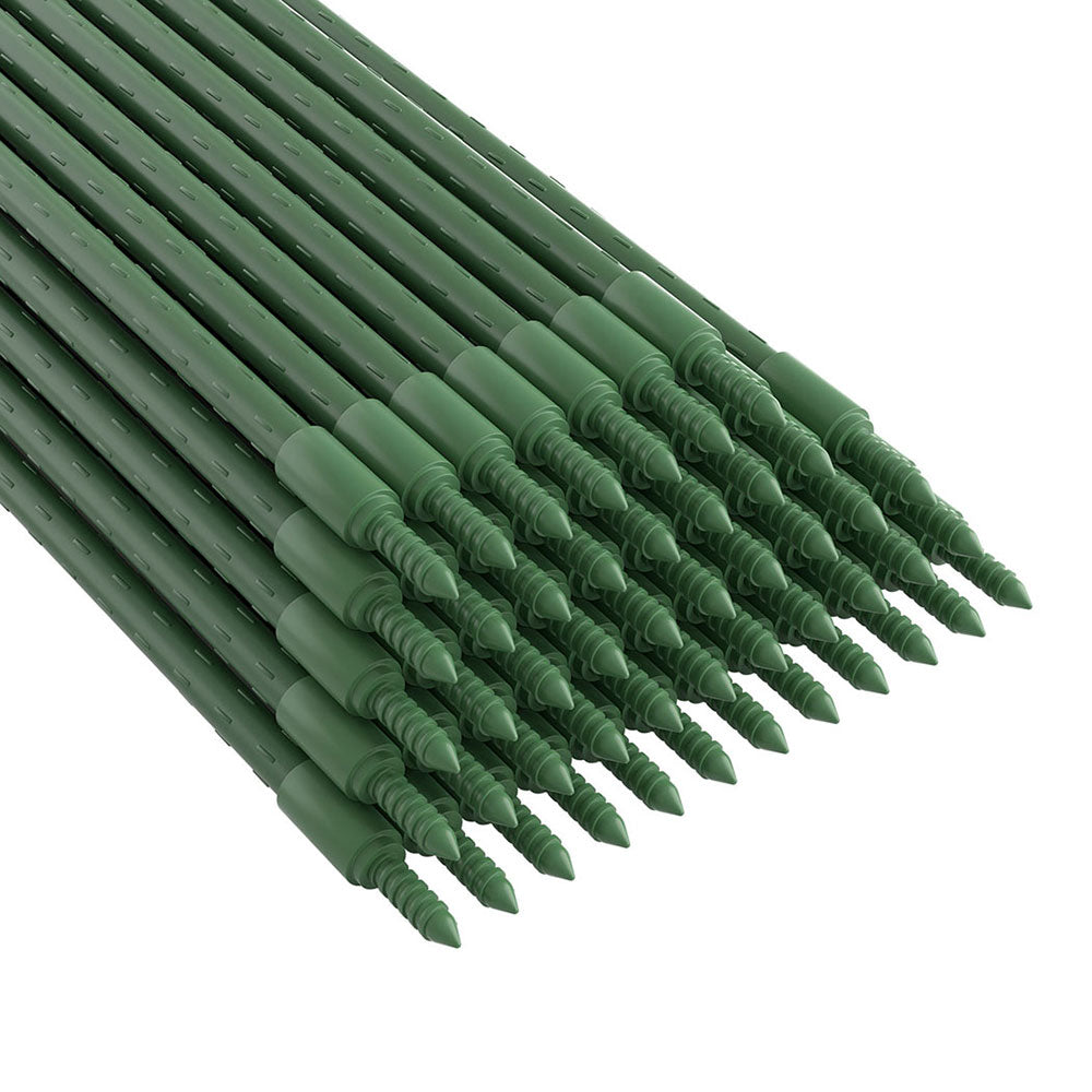 Outdoor Play Equipment: Green Fingers Garden Stakes Metal Plant Support 48pcs 60x1.1CM
