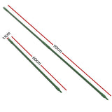 Outdoor Play Equipment: Green Fingers Garden Stakes Metal Plant Support 48pcs 60x1.1CM