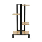 Pots, Planters & Accessories: Artiss 4 Tiers Plant Stand Metal Flower Pots Shelf Indoor Outdoor Garden Home