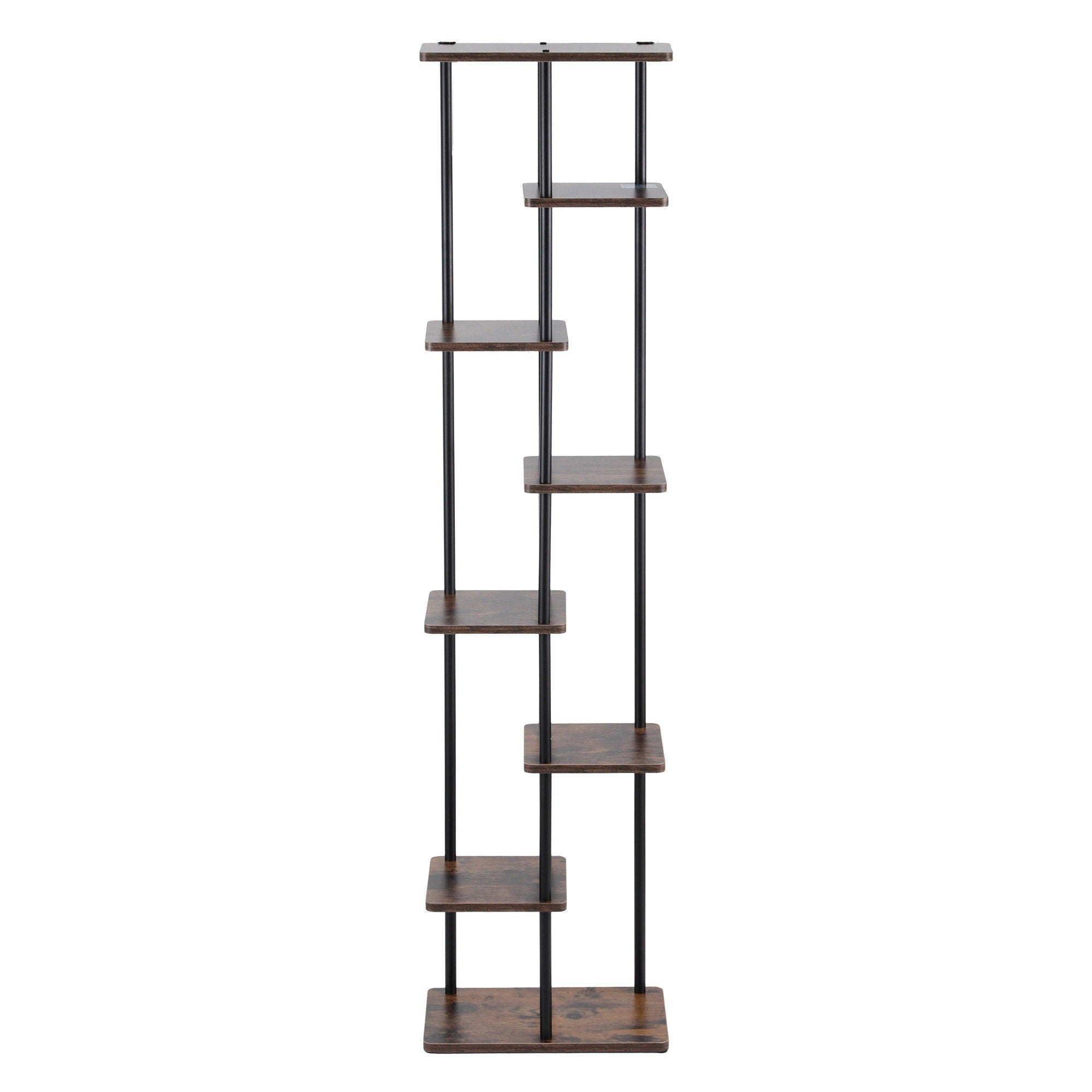 Pots, Planters & Accessories: Artiss 8 Tiers Plant Stand Metal Flower Pots Shelf Indoor Outdoor Garden Home
