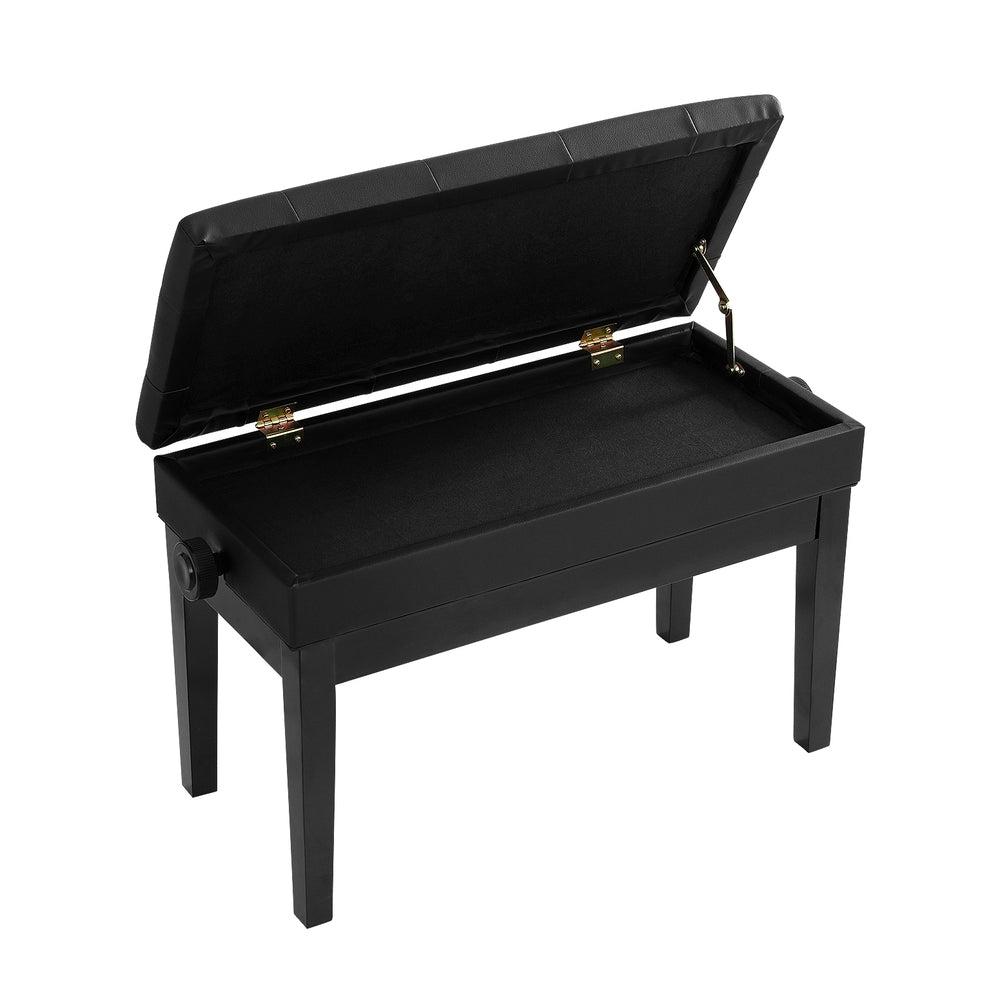 Table & Bar Stools: Alpha Piano Bench Stool Adjustable Height Keyboard Seat