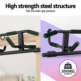 Gymnastics: Multi-Grip Pull Up Bar Doorway Chin Up Horizontal Bar Home Gym Workout 101cm Length