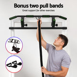 Gymnastics: Multi-Grip Pull Up Bar Doorway Chin Up Horizontal Bar Home Gym Workout 101cm Length