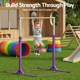 Gym Equipment & Accessories: Everfit Kids Gymnastics Bar Pull Up Station Monkey Bar Adjustable Indoor Garden