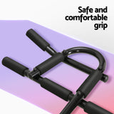 Gymnastics: Everfit Pull Up Bar 104CM Doorway Chin Up Horizontal Bar Gym