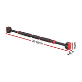 Gymnastics: Everfit Pull Up Bar 70CM-95CM Doorway Chin Up Horizontal Bar Gym