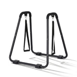 Gymnastics: Everfit Dip Station Parallel Bars Heavy Duty Home Gym Stand Calisthenics Black