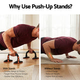 Gym Equipment & Accessories: Everfit Push Up Bars Stands Parallel Handles Home Gym Fitness Strength Training