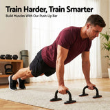Gym Equipment & Accessories: Everfit Push Up Bars Stands Parallel Handles Home Gym Fitness Strength Training