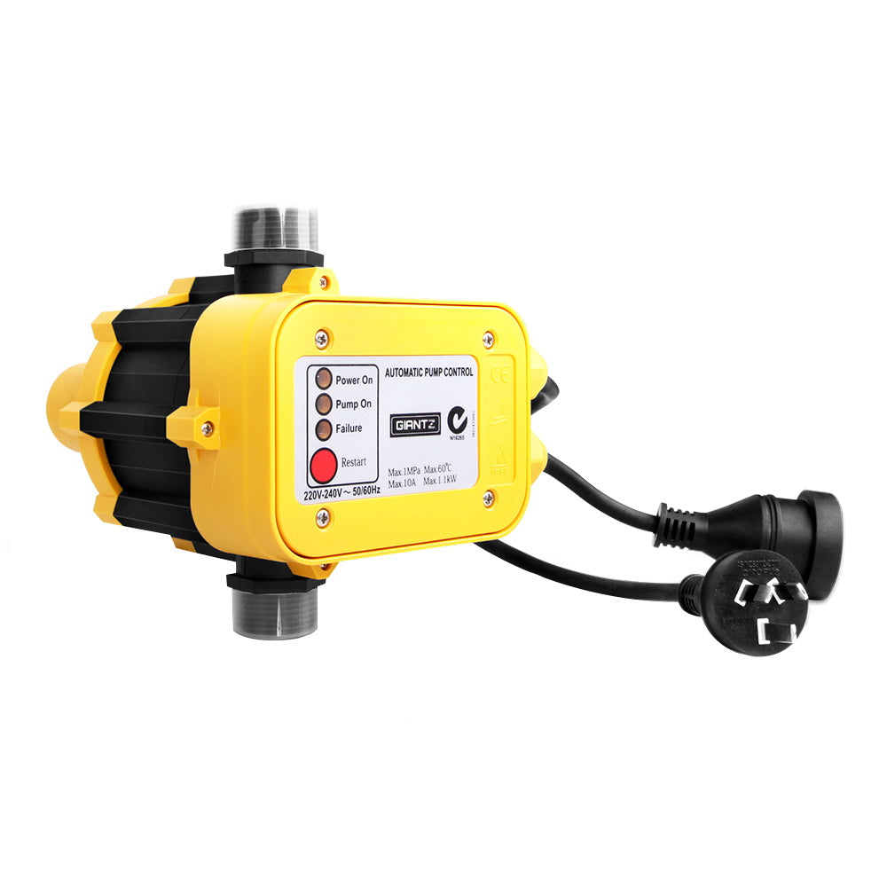 Irrigation Pumps: Giantz Garden Water Pump Jet High Pressure Controller Stage Irrigation Max. 4600L/H