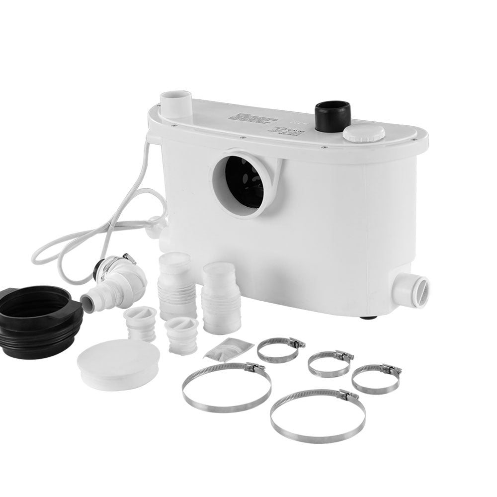 Sewage Pumps: Giantz Macerator Sewerage Pump Waste Water Marine Toilet Disposal Unit Clean